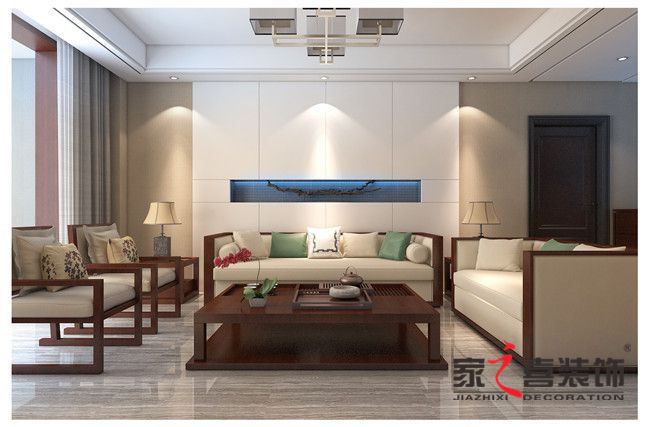 信阳好博平台_好博（中国）一站式服务平台茗阳天下   当代风格  140平方